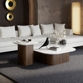 Bari Marble Side Table, White